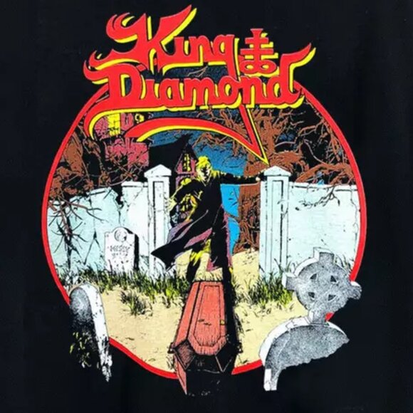 King Diamond 1990 Band Shirt – Vintage Heavy Metal Tee – Retro Concert Fan 81 - Picture 2 of 5